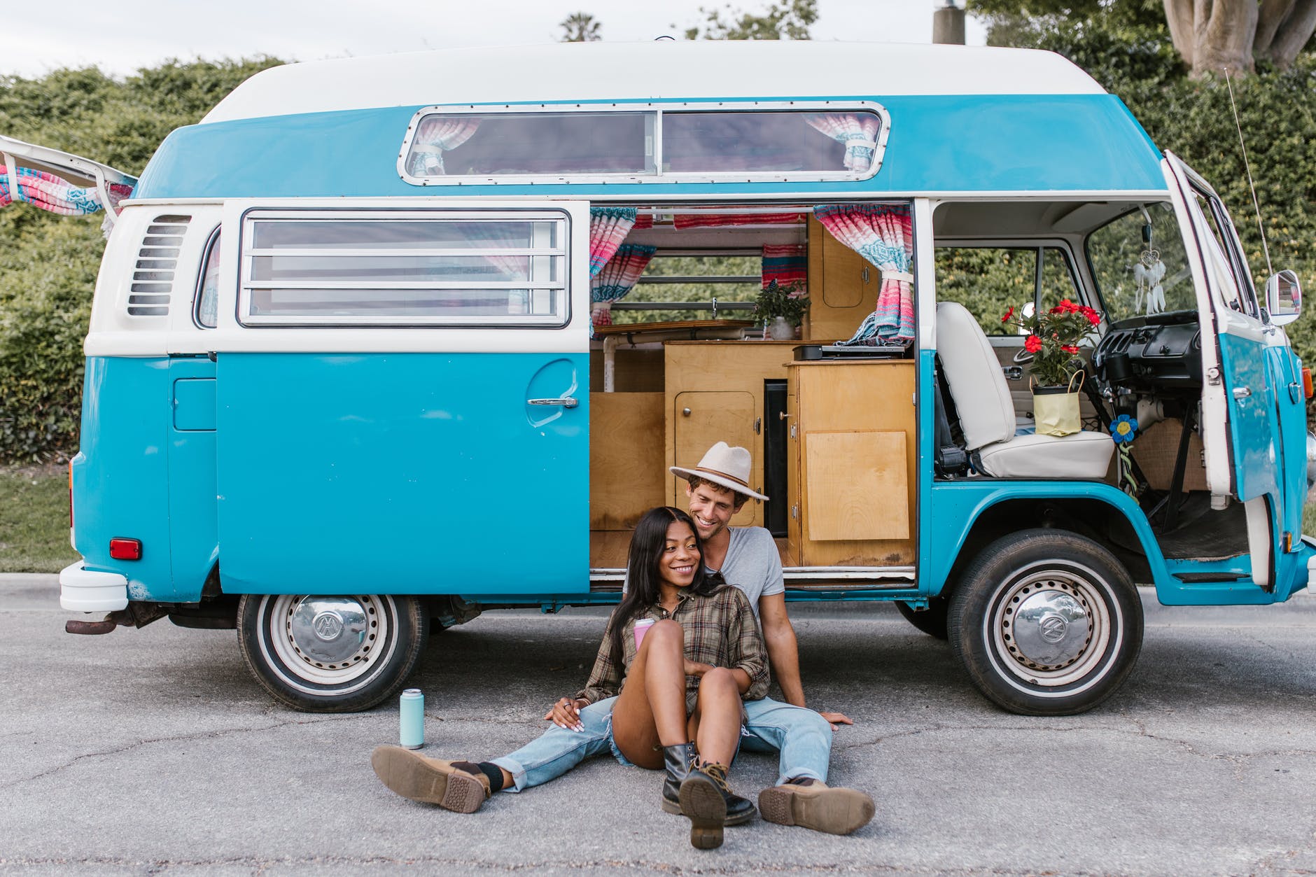 Image of a young couple enjoying their time at a mobile home park for sale in Canada