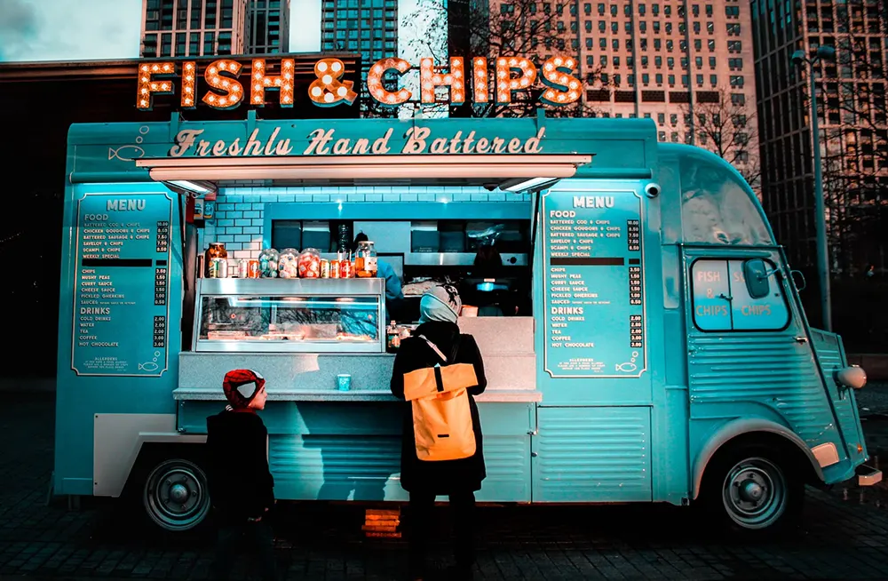 Fish & chips food truck for sale in Canada