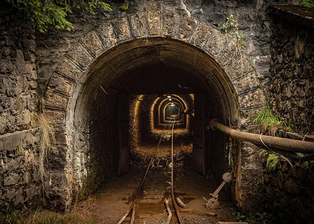 Image of a tunnel of a precious metal mining business for sale in Canada
